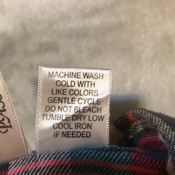 PASSPORT 3/4 Roll Sleeves Plaid Button Down Shirt - Picture 11 of 13